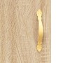 Aparador de madera contrachapada roble Sonoma 34,5x34x180 cm de vidaXL, Aparadores - Ref: Foro24-3190064, Precio: 96,30 €, De...