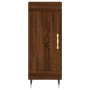 Aparador alto madera contrachapada roble marrón 34,5x34x180 cm de vidaXL, Aparadores - Ref: Foro24-3190068, Precio: 89,99 €, ...