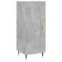 Aparador de madera contrachapada gris hormigón 34,5x34x180 cm de vidaXL, Aparadores - Ref: Foro24-3190065, Precio: 95,05 €, D...