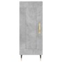 Aparador de madera contrachapada gris hormigón 34,5x34x180 cm de vidaXL, Aparadores - Ref: Foro24-3190065, Precio: 95,05 €, D...