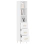 Aparador alto madera contrachapada blanco 34,5x34x180 cm de vidaXL, Aparadores - Ref: Foro24-3189685, Precio: 107,24 €, Descu...