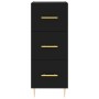 Aparador de madera contrachapada negro 34,5x34x180 cm de vidaXL, Aparadores - Ref: Foro24-3189686, Precio: 102,99 €, Descuent...