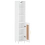 Aparador alto madera contrachapada blanco 34,5x34x180 cm de vidaXL, Aparadores - Ref: Foro24-3190069, Precio: 91,42 €, Descue...