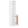 Tall white glossy plywood sideboard 34.5x34x180 cm by vidaXL, Sideboards - Ref: Foro24-3190071, Price: 94,40 €, Discount: %