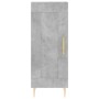 Aparador de madera contrachapada gris hormigón 34,5x34x180 cm de vidaXL, Aparadores - Ref: Foro24-3190073, Precio: 95,12 €, D...