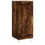 Aparador de madera contrachapada roble ahumado 34,5x34x180 cm de vidaXL, Aparadores - Ref: Foro24-3190074, Precio: 85,86 €, D...