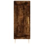 Aparador de madera contrachapada roble ahumado 34,5x34x180 cm de vidaXL, Aparadores - Ref: Foro24-3190074, Precio: 85,86 €, D...