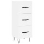 Tall white plywood sideboard 34.5x34x180 cm by vidaXL, Sideboards - Ref: Foro24-3189693, Price: 93,59 €, Discount: %