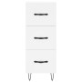 Tall white plywood sideboard 34.5x34x180 cm by vidaXL, Sideboards - Ref: Foro24-3189693, Price: 93,59 €, Discount: %