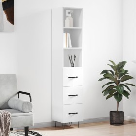 High glossy white plywood sideboard 34.5x34x180 cm by vidaXL, Sideboards - Ref: Foro24-3189695, Price: 104,99 €, Discount: %