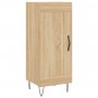 Aparador de madera contrachapada roble Sonoma 34,5x34x180 cm de vidaXL, Aparadores - Ref: Foro24-3190080, Precio: 85,11 €, De...