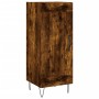 Aparador de madera contrachapada roble ahumado 34,5x34x180 cm de vidaXL, Aparadores - Ref: Foro24-3190082, Precio: 84,89 €, D...