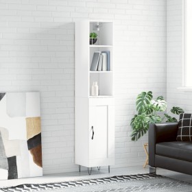 High glossy white plywood sideboard 34.5x34x180 cm by vidaXL, Sideboards - Ref: Foro24-3190079, Price: 91,99 €, Discount: %