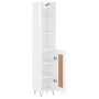 High glossy white plywood sideboard 34.5x34x180 cm by vidaXL, Sideboards - Ref: Foro24-3190079, Price: 91,99 €, Discount: %