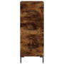 Aparador de madera contrachapada roble ahumado 34,5x34x180 cm de vidaXL, Aparadores - Ref: Foro24-3189706, Precio: 99,99 €, D...