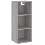 Aparador alto madera contrachapada gris Sonoma 34,5x34x180 cm de vidaXL, Aparadores - Ref: Foro24-3189707, Precio: 105,03 €, ...