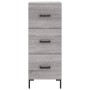 Aparador alto madera contrachapada gris Sonoma 34,5x34x180 cm de vidaXL, Aparadores - Ref: Foro24-3189707, Precio: 105,03 €, ...