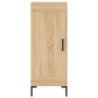 Aparador de madera contrachapada roble Sonoma 34,5x34x180 cm de vidaXL, Aparadores - Ref: Foro24-3190088, Precio: 101,04 €, D...