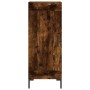 Aparador de madera contrachapada roble ahumado 34,5x34x180 cm de vidaXL, Aparadores - Ref: Foro24-3190090, Precio: 90,23 €, D...