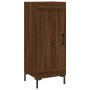 Tall oak brown plywood highboard 34.5x34x180 cm by vidaXL, Sideboards - Ref: Foro24-3190092, Price: 93,99 €, Discount: %