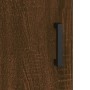 Aparador alto madera contrachapada roble marrón 34,5x34x180 cm de vidaXL, Aparadores - Ref: Foro24-3190092, Precio: 94,44 €, ...