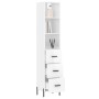 High glossy white plywood sideboard 34.5x34x180 cm by vidaXL, Sideboards - Ref: Foro24-3189711, Price: 116,99 €, Discount: %