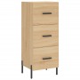 Sonoma oak plywood sideboard 34.5x34x180 cm by vidaXL, Sideboards - Ref: Foro24-3189712, Price: 110,99 €, Discount: %