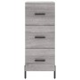 Hohes Sideboard Sperrholz Sonoma grau 34,5x34x180 cm von vidaXL, Sideboards - Ref: Foro24-3189715, Preis: 109,98 €, Rabatt: %