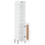 Tall white plywood sideboard 34.5x34x180 cm by vidaXL, Sideboards - Ref: Foro24-3190093, Price: 92,48 €, Discount: %