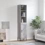 Tall gray Sonoma plywood sideboard 34.5x34x180 cm by vidaXL, Sideboards - Ref: Foro24-3190099, Price: 97,28 €, Discount: %