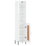 High glossy white plywood sideboard 34.5x34x180 cm by vidaXL, Sideboards - Ref: Foro24-3190095, Price: 98,99 €, Discount: %