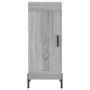 Aparador alto madera contrachapada gris Sonoma 34,5x34x180 cm de vidaXL, Aparadores - Ref: Foro24-3190099, Precio: 97,28 €, D...