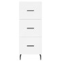 Tall white plywood highboard 34.5x34x180 cm by vidaXL, Sideboards - Ref: Foro24-3189717, Price: 108,44 €, Discount: %