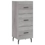 Aparador alto madera contrachapada gris Sonoma 34,5x34x180 cm de vidaXL, Aparadores - Ref: Foro24-3189723, Precio: 107,69 €, ...