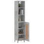 Concrete gray plywood sideboard 34.5x34x180 cm by vidaXL, Sideboards - Ref: Foro24-3190105, Price: 97,99 €, Discount: %