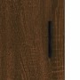 Aparador alto madera contrachapada roble marrón 34,5x34x180 cm de vidaXL, Aparadores - Ref: Foro24-3190108, Precio: 96,27 €, ...