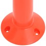 Bolardos de control de tráfico 2 uds con cadena PE 75 cm de vidaXL, Señales de carretera y tráfico - Ref: Foro24-150962, Prec...