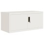 White steel filing cabinet 90x40x110 cm by vidaXL, Lockers and storage cabinets - Ref: Foro24-3188310, Price: 277,84 €, Disco...