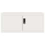 White steel filing cabinet 90x40x110 cm by vidaXL, Lockers and storage cabinets - Ref: Foro24-3188310, Price: 277,84 €, Disco...