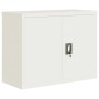 White steel filing cabinet 90x40x110 cm by vidaXL, Lockers and storage cabinets - Ref: Foro24-3188310, Price: 277,84 €, Disco...