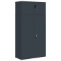 Anthracite gray steel locker 90x40x180 cm by vidaXL, Lockers and storage cabinets - Ref: Foro24-3188331, Price: 395,66 €, Dis...