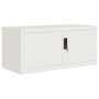 Armario archivador acero blanco 90x40x130 cm de vidaXL, Taquillas y armarios de almacenamiento - Ref: Foro24-3188311, Precio:...