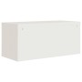 Armario archivador acero blanco 90x40x130 cm de vidaXL, Taquillas y armarios de almacenamiento - Ref: Foro24-3188311, Precio:...