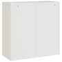 Armario archivador acero blanco 90x40x130 cm de vidaXL, Taquillas y armarios de almacenamiento - Ref: Foro24-3188311, Precio:...