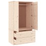 ALTA solid pine wood wardrobe 90x55x170 cm by vidaXL, Wardrobes - Ref: Foro24-353929, Price: 403,22 €, Discount: %