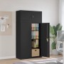 Black steel filing cabinet 90x40x180 cm by vidaXL, Lockers and storage cabinets - Ref: Foro24-3188325, Price: 386,91 €, Disco...