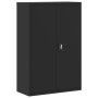 Black steel filing cabinet 90x40x180 cm by vidaXL, Lockers and storage cabinets - Ref: Foro24-3188325, Price: 326,99 €, Disco...