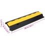 Protective cable ramps with 2 channels rubber 100 cm by vidaXL, Road and traffic signs - Ref: Foro24-150967, Price: 56,75 €, ...