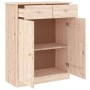 ALTA Schuhschrank aus massivem Kiefernholz 77x35x96 cm von vidaXL, Schuhregale und Schuhorganisatoren - Ref: Foro24-353925, P...