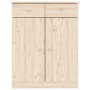 ALTA Schuhschrank aus massivem Kiefernholz 77x35x96 cm von vidaXL, Schuhregale und Schuhorganisatoren - Ref: Foro24-353925, P...